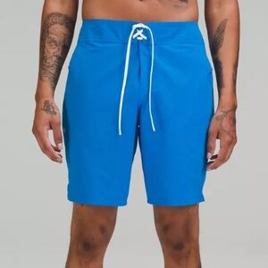 Lululemon Current State Board Short 9" Men’s 32 Blue Swim Trunks LM7AVXS